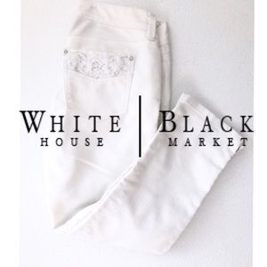 White House Black Market Jeans - WHITE HOUSE BLACK MARKET NOIR SLIM CROP JEANS White House Black Market Jeans - WHITE HOUSE BLACK MARKET NOIR SLIM CROP JEANS